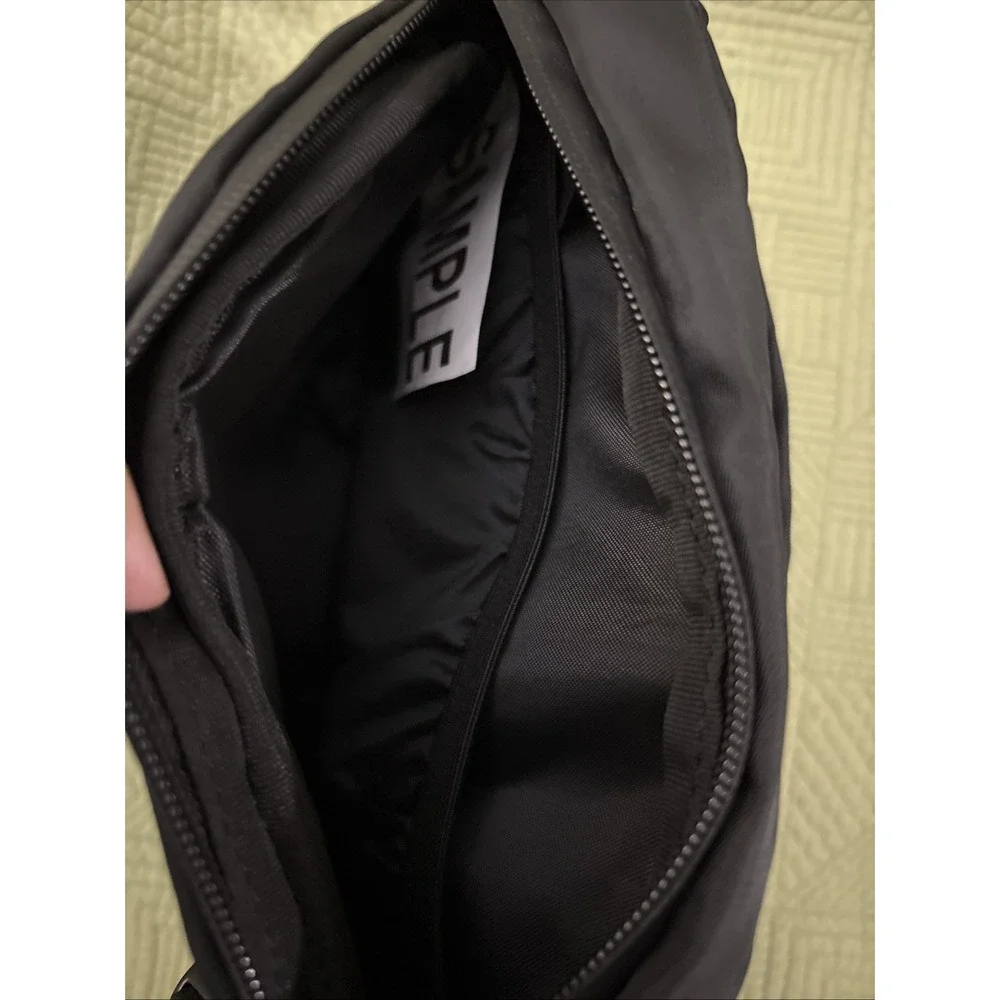 Rawlings Players Sling Bag Black Base/ Softball Crossbody Waist Pack 3 Sections